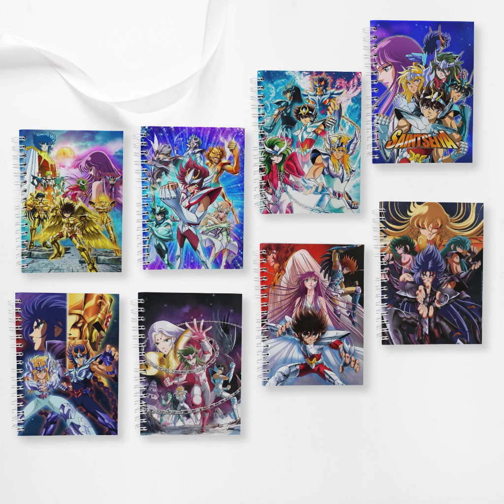 

Note Book Spiral Large (10 cm X 14 cm) Saint Seiya / Notebook A6 Custom / Seminar Kit Surabaya