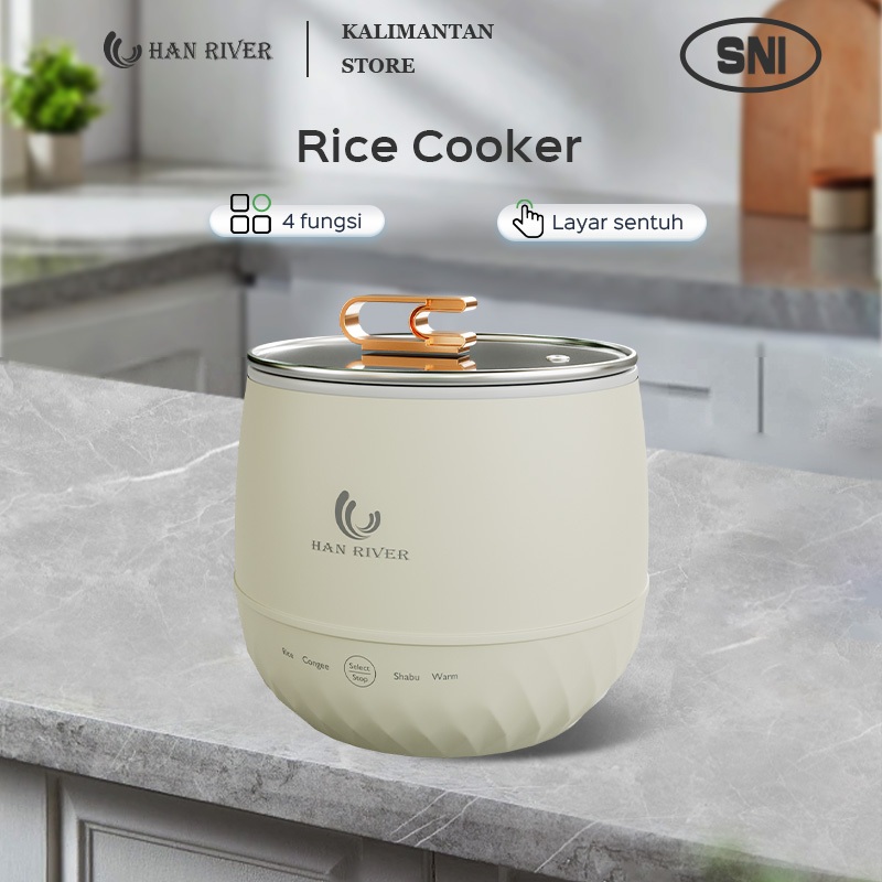 BEST SALE [PENGIRIMAN DARI BANJARMASIN]HAN RIVER RICE COOKER MINI 300W ELEKTRONIK RICE COOKER