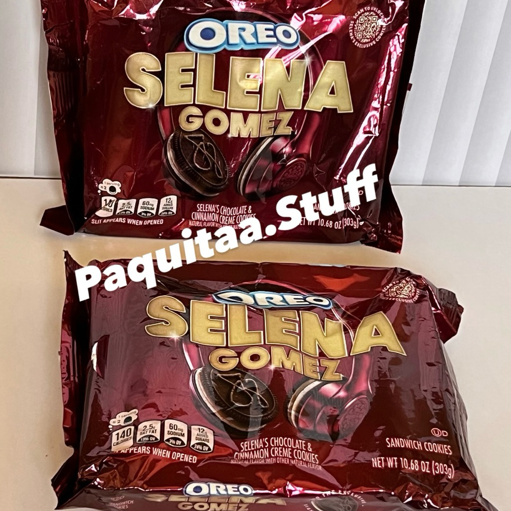

(READY STOCK) New Limited Edition Signature OREO Chocolate Cinnamon Creme Cookies X SelenaGomez Slena Gomez S3LENA G0MEZ Big Size Small Size