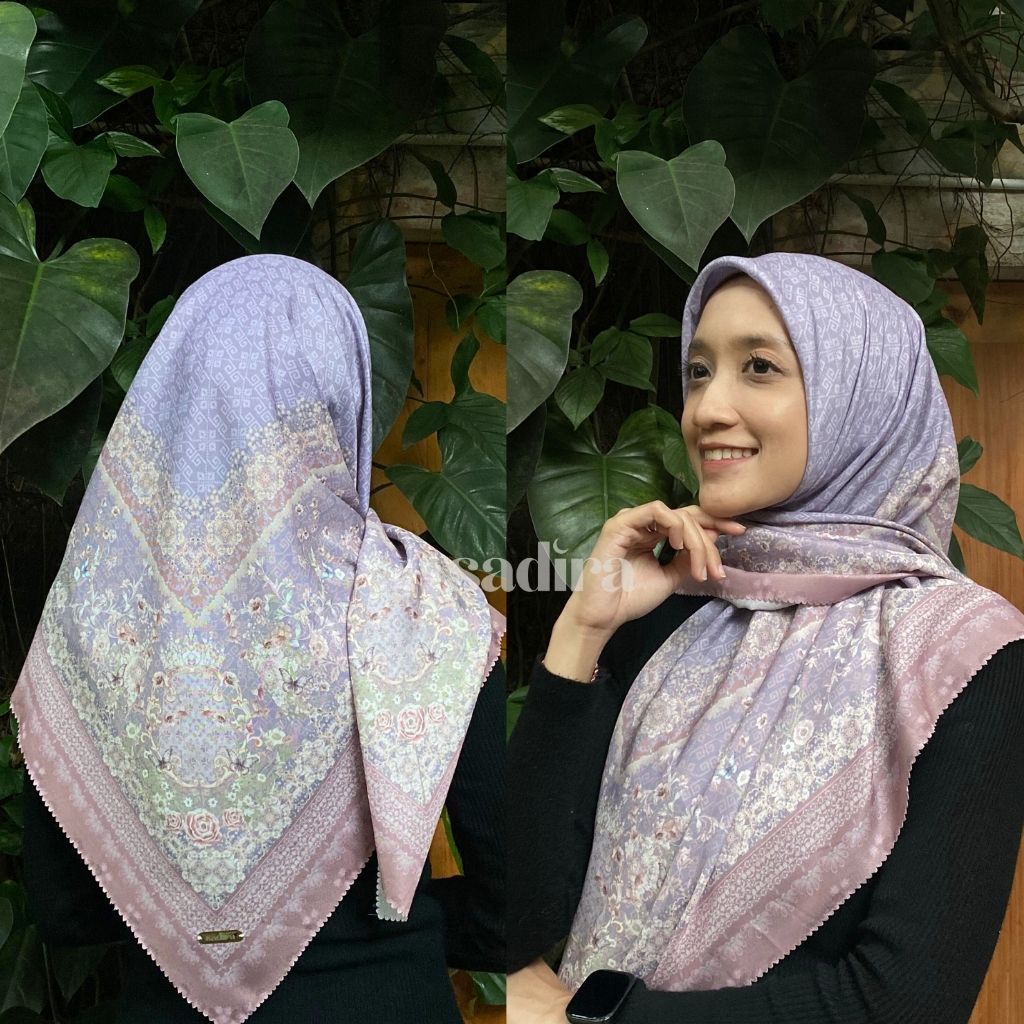 SADIRA- Yasmin Series Hijab Voal Segiempat Motif