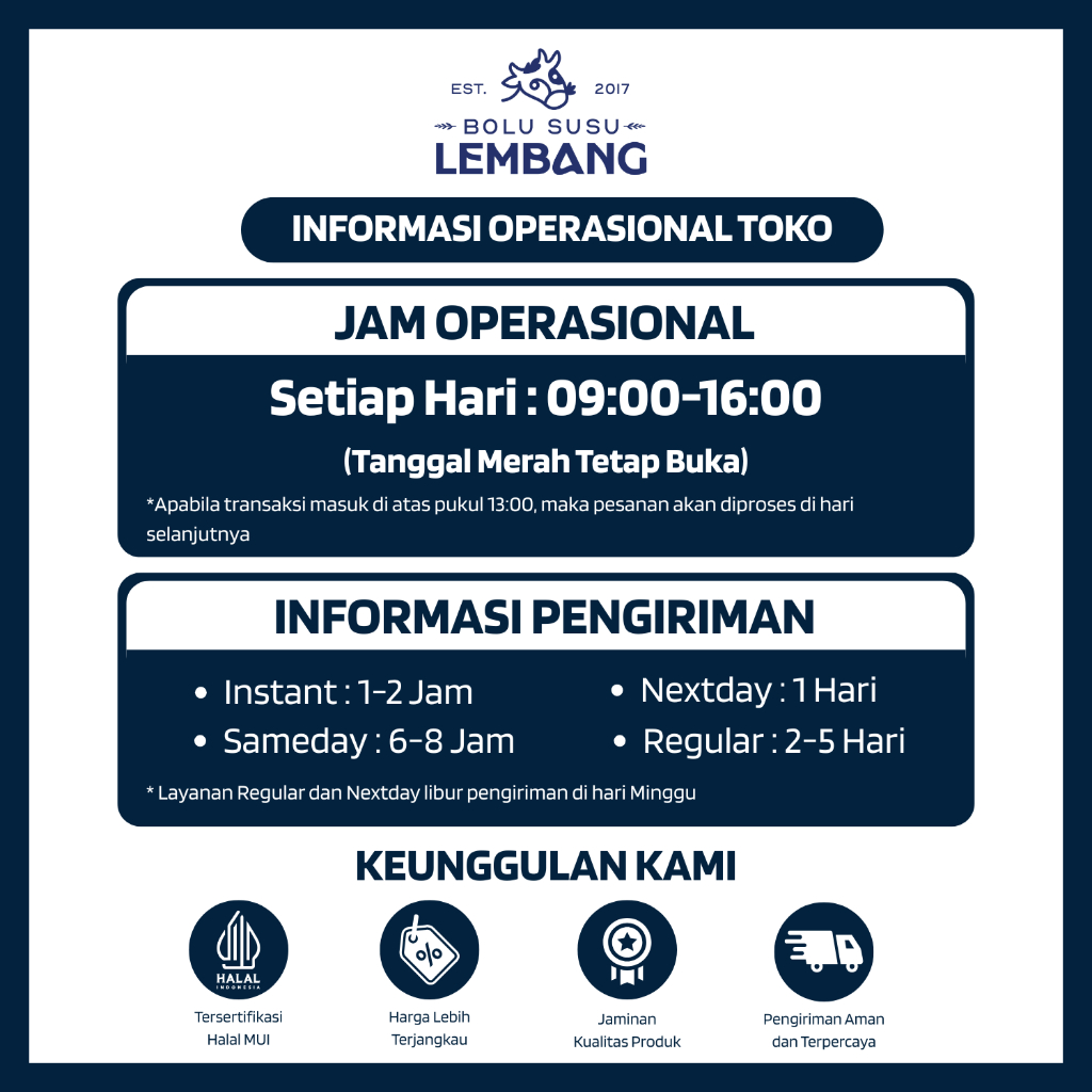 

Bakaranandia - Bolu Susu Lembang Original 550Gr - Kue Lembang Lezat & Lembut