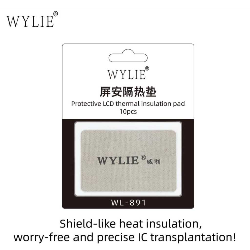 Wylie WL891 LCD Screen IC Transplant Protective Thermal Safety Insulation Pad