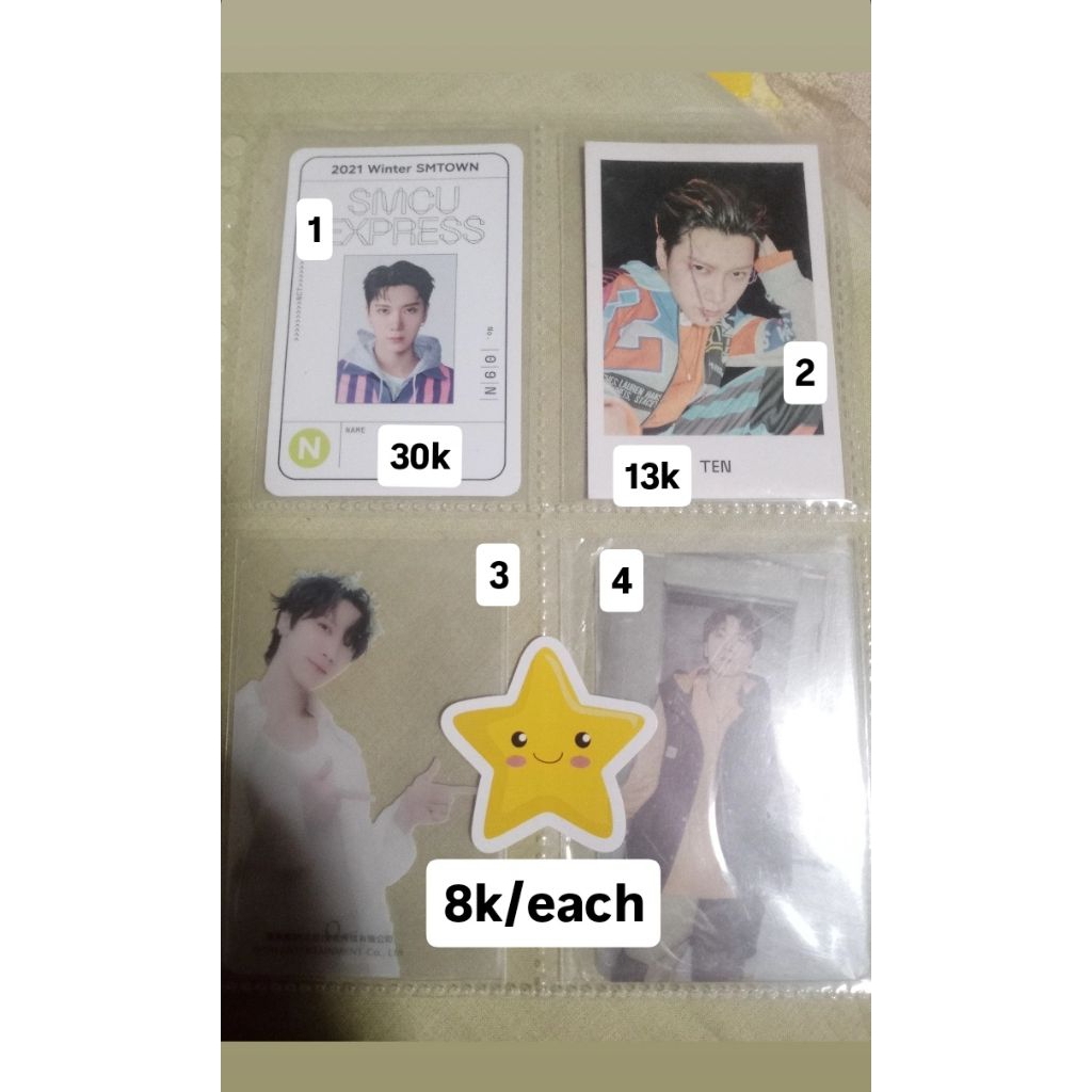 photocard TEN NCT WAYV