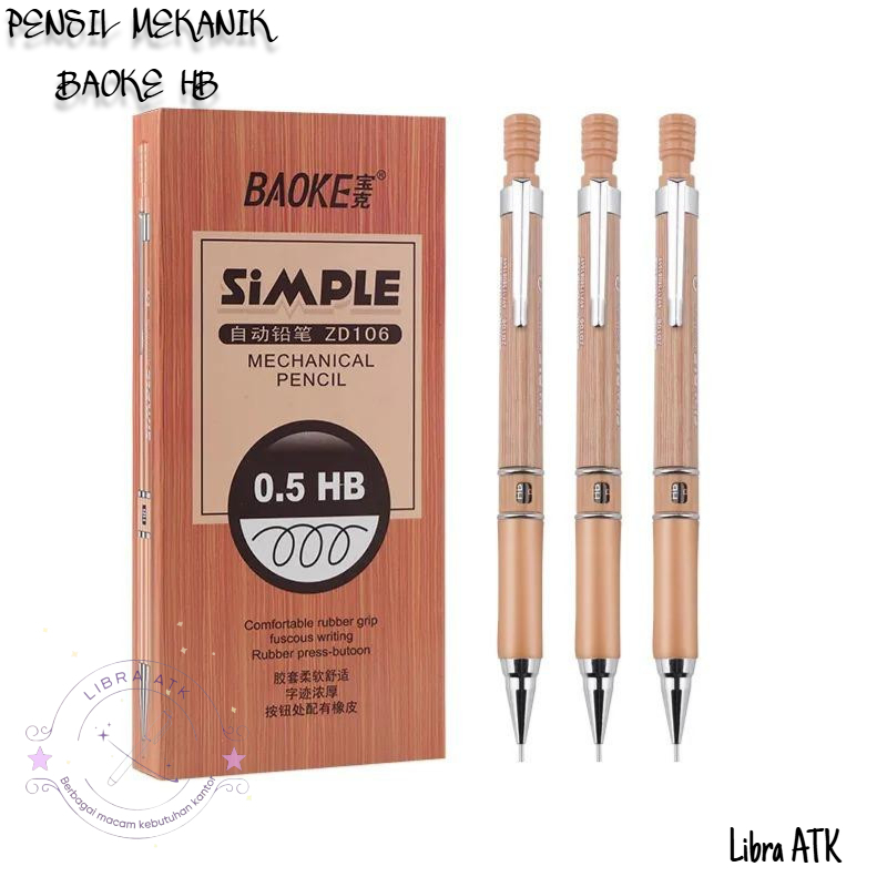 

BAOKE Pensil mekanik HB ZD-106 1pcs