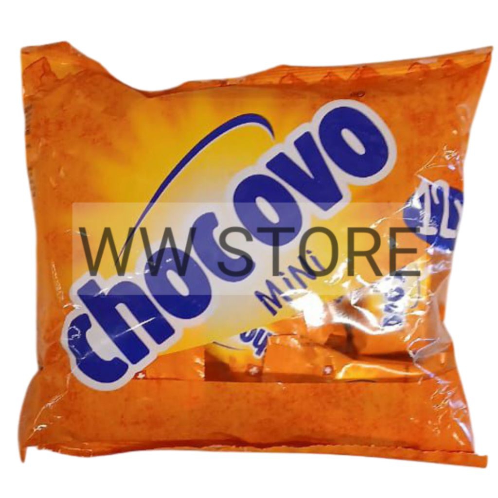 

Cemilan coklat cokelat imitasi Swiss Switzerland choc ovo MiNi 90g ( 12x7.5g )