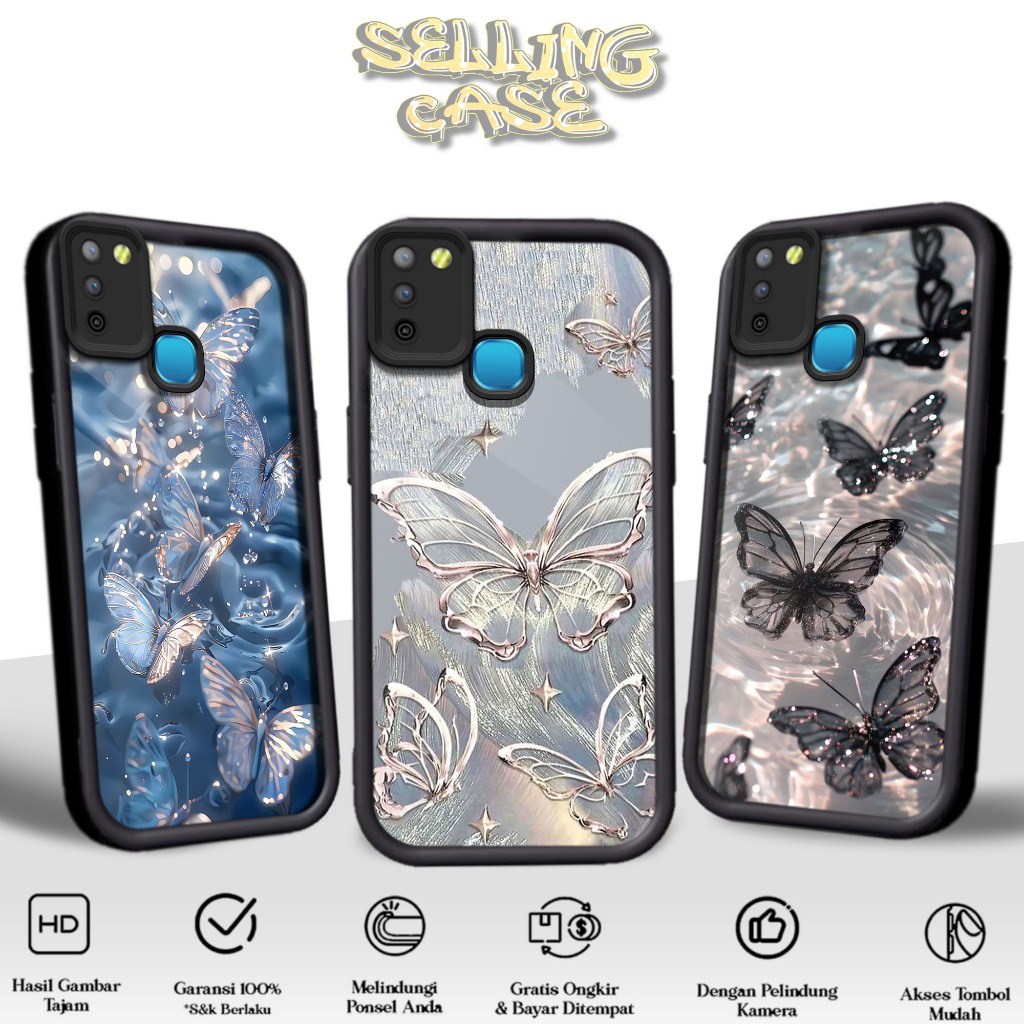 Softcase Glass kaca For INFINIX SMART 5 RAM 3 SMART 6 RAM 3 KPU2 Casing Handphone Case Hp Procamera