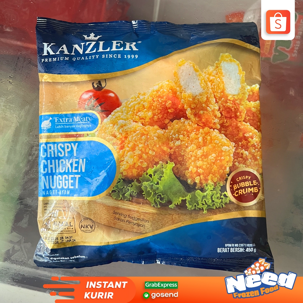 

KANZLER NUGGET ORIGINAL AYAM | NAGET KANZLER AYAM ORIGINAL 450GR