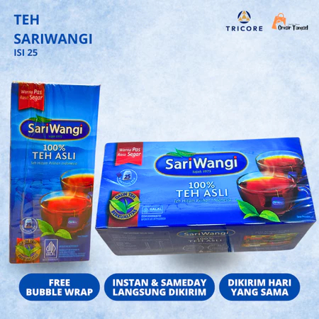 

Teh SariWangi Teh asli isi 25 dan 30 Kantong Teh