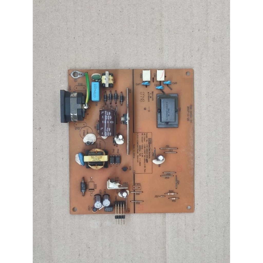 power suply psu monitor acer X163W  version X163W b  (part number ET.LBF09.011 )