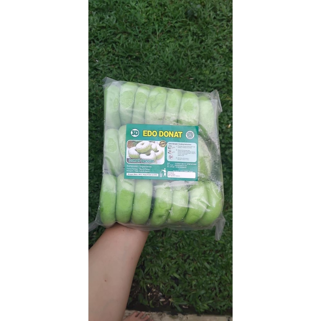 

edo donat pandan mini frozen food isi 20