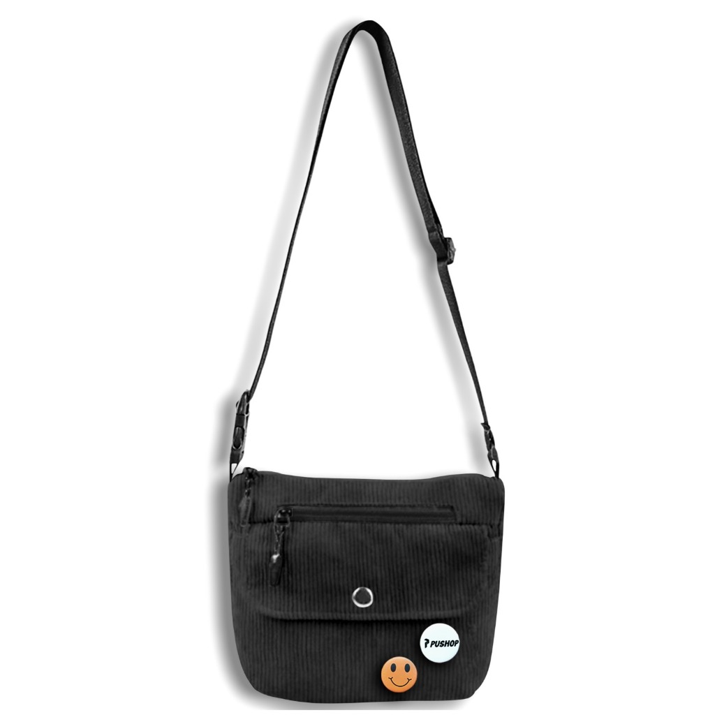 Tas Selempang Pria Buat Sekolah Kerja Remaja Elegant Mewah Laki Cuci Gudang Slempang Dada Cowok Wais