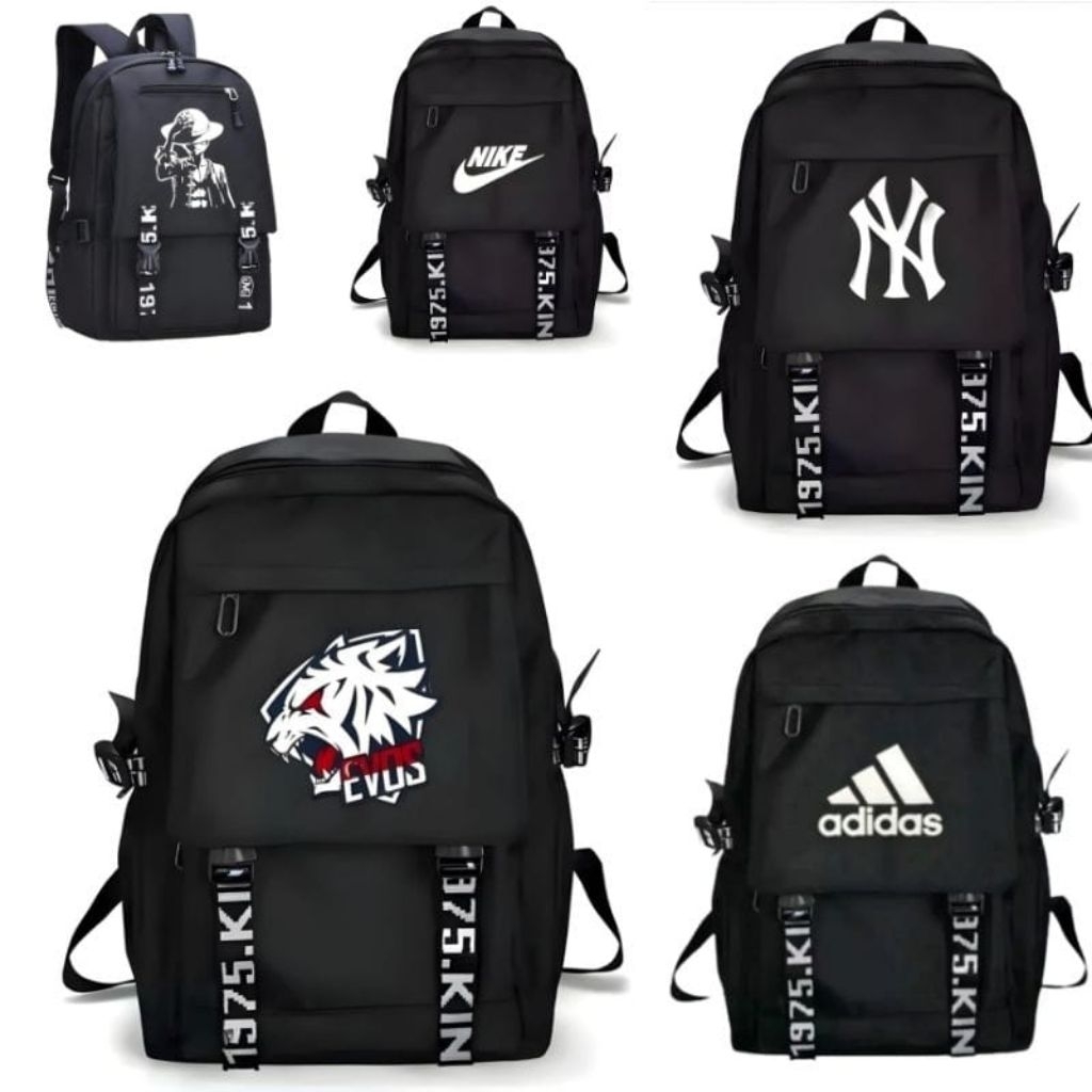 Tas Punggung Pria Backpack Tas Ransel Sekolah Tas Gendong Pria Tas Gendong Cowok Dewasa Keren