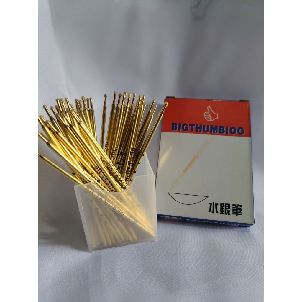 

BIGTHUMBIO SILVER REFILL PEN PENANDA POLA KULIT SINTETIS ORI