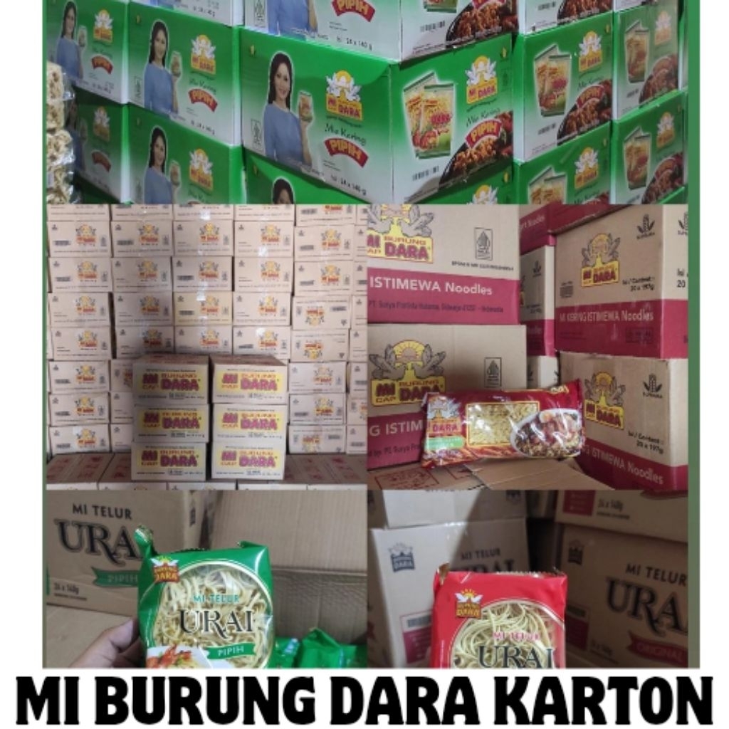 

Mie Burung Dara Karton Macam Varian