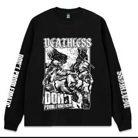 DEATHLESS KAOS LENGAN PANJANG ORIGINAL | UNFINISH | LS SERIES