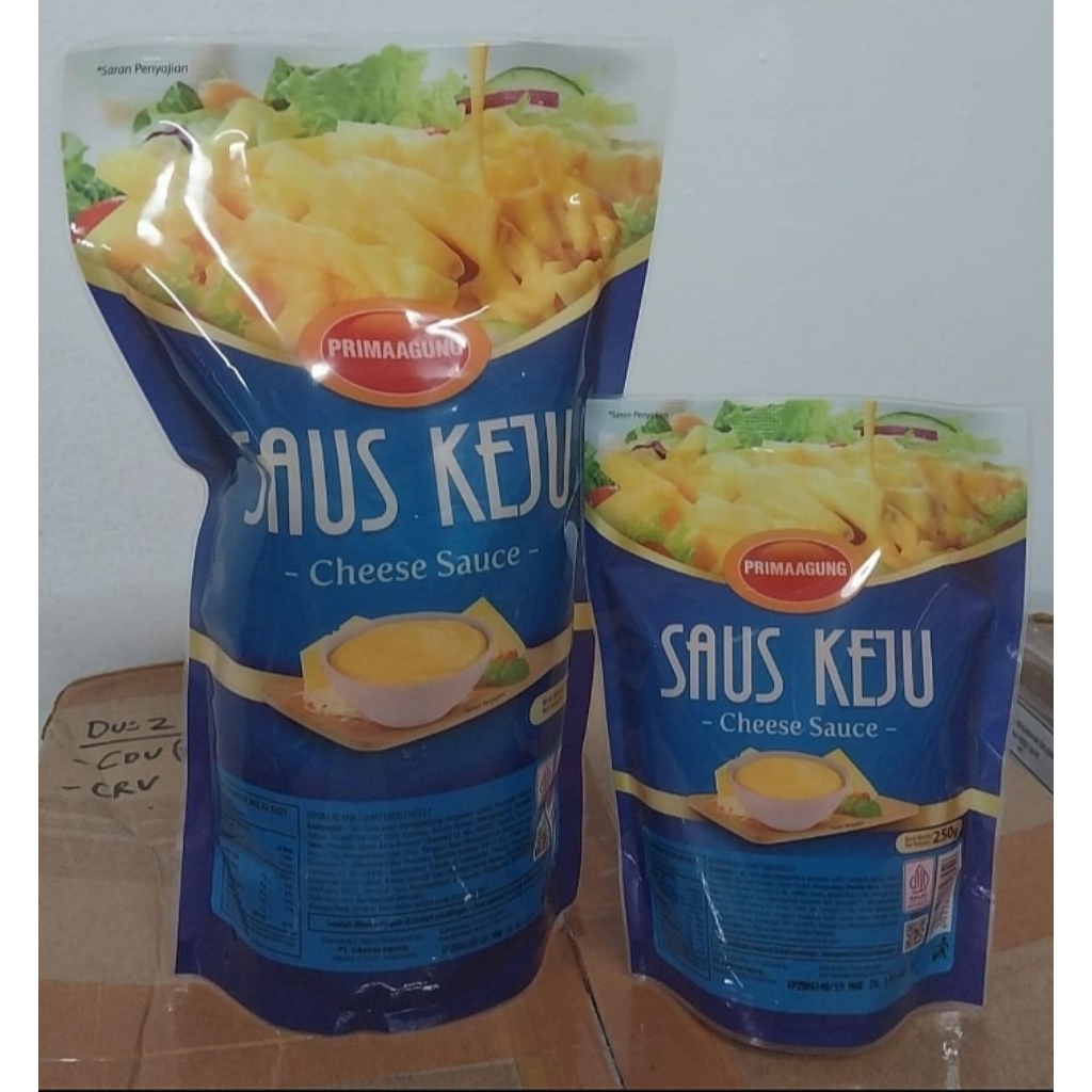 

Saus Keju Prima Agung Kemasan 250 gram, 500 gram & 1 Kg
