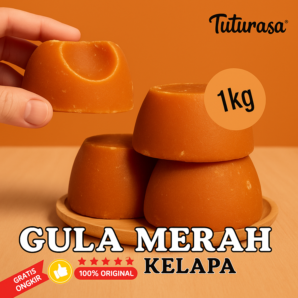 

Gula Kelapa 1Kg Tuturasa – Gula Merah Asli Aren Bubuk Alami Tanpa Pengawet