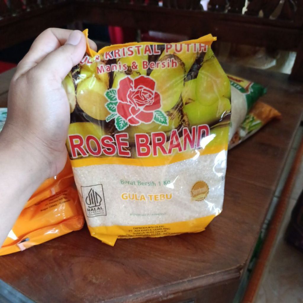 

gula rose brand kuning kemasan 1kg