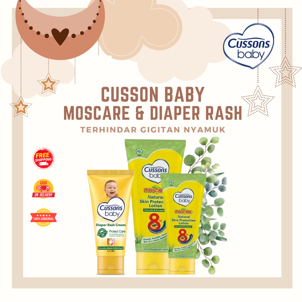 Cussons Baby Moscare Skin Protection Lotion - Krim Anti Nyamuk