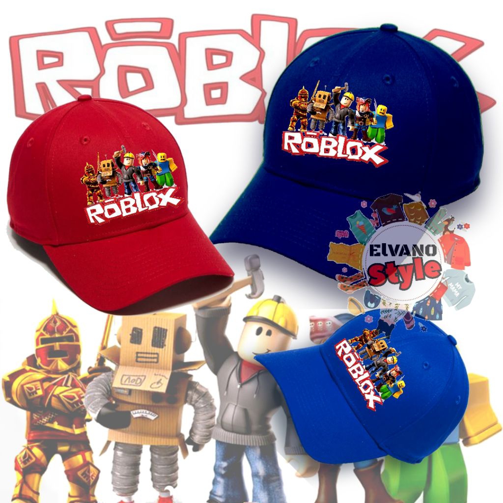 topi anak roblox unisex/topi anak laki laki