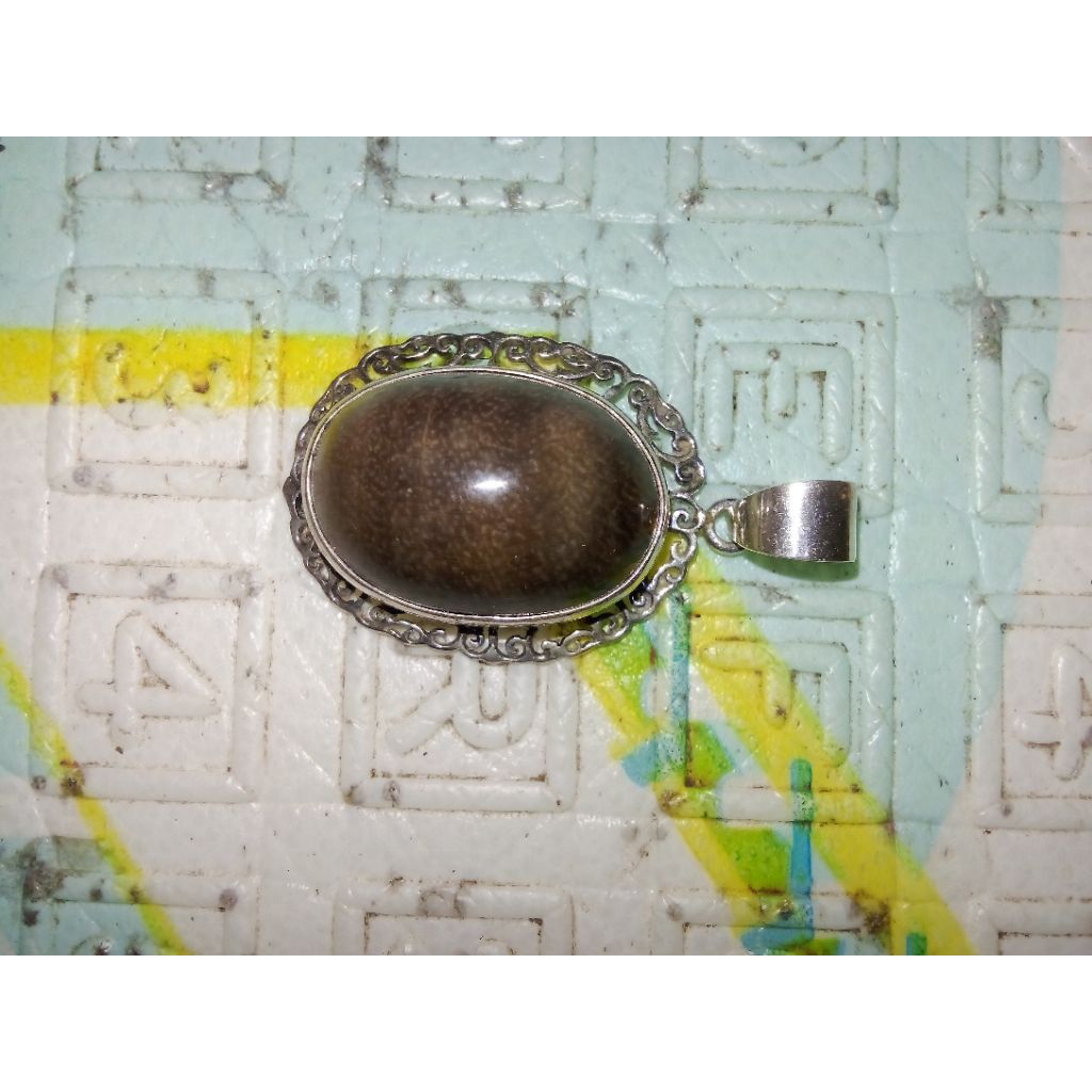 liontin perak asli batu akik jaminan asli 100%