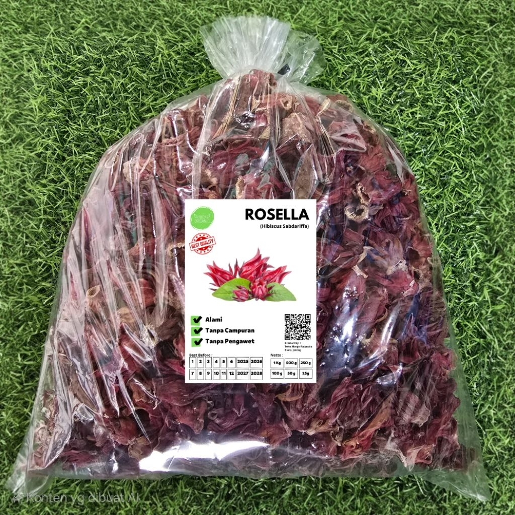 

PROMO Rosella Kering 1kg Murah Teh Diet Rosela Merah Alami Organik