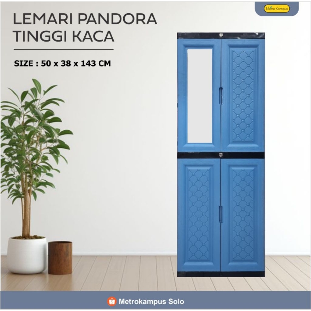 LEMARI PANDORA TINGGI KACA/LEMARI PLASTIK/LEMARI KACA
