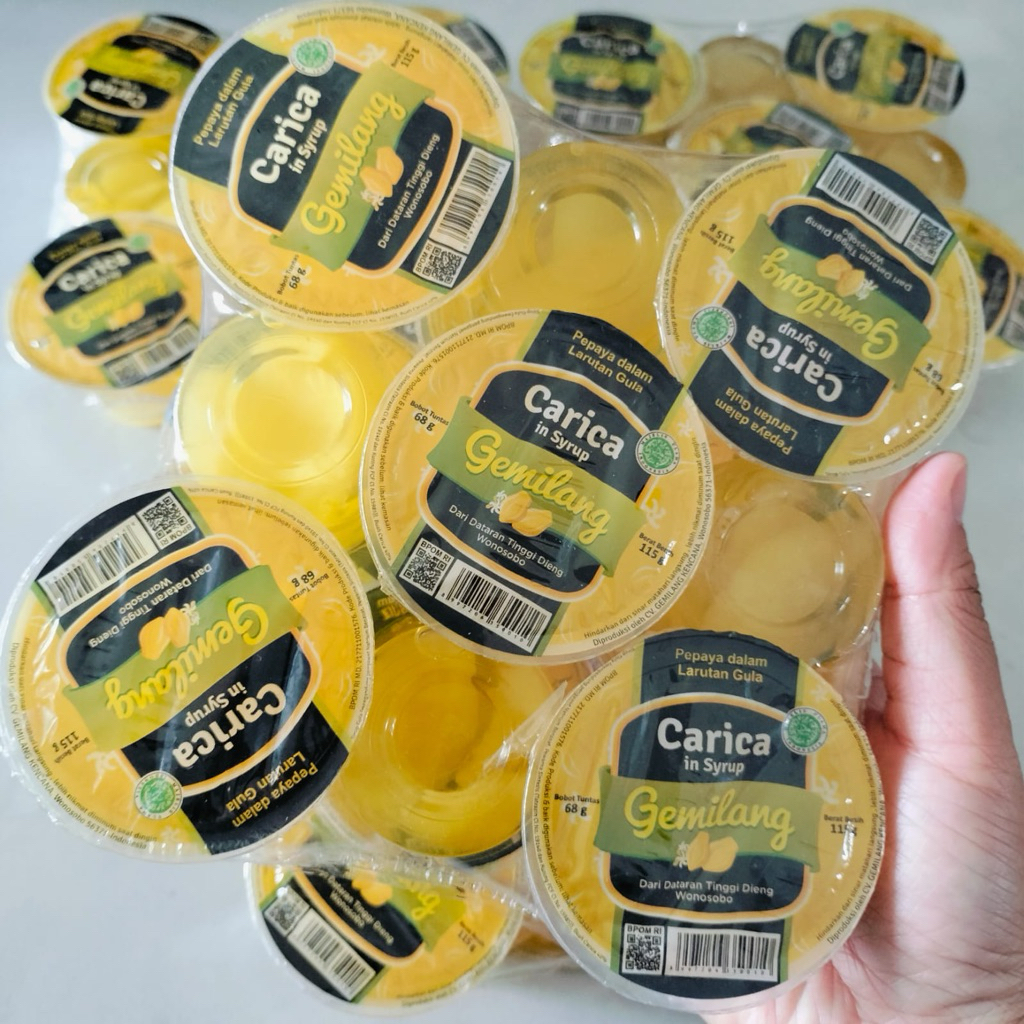 

CARICA GEMILANG PREMIUM ISI 9 CUP UNYIL CARICA DIENG GULA ASLI