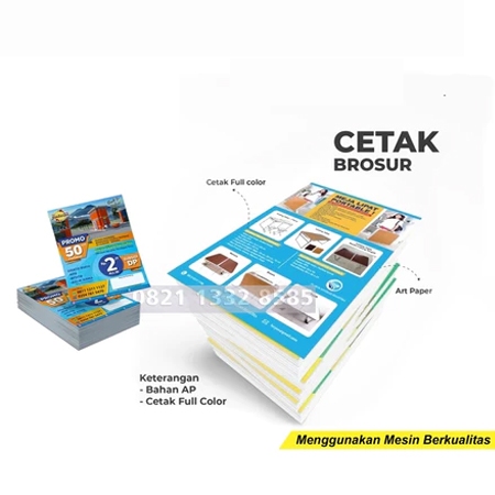 

CETAK BROSUR A6 TERMURAH || FULL COLOR || CUSTOM BROSUR || AFBI PRINT