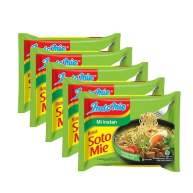 

Indomie Mie Instan Soto Mie 5 x 70 gr