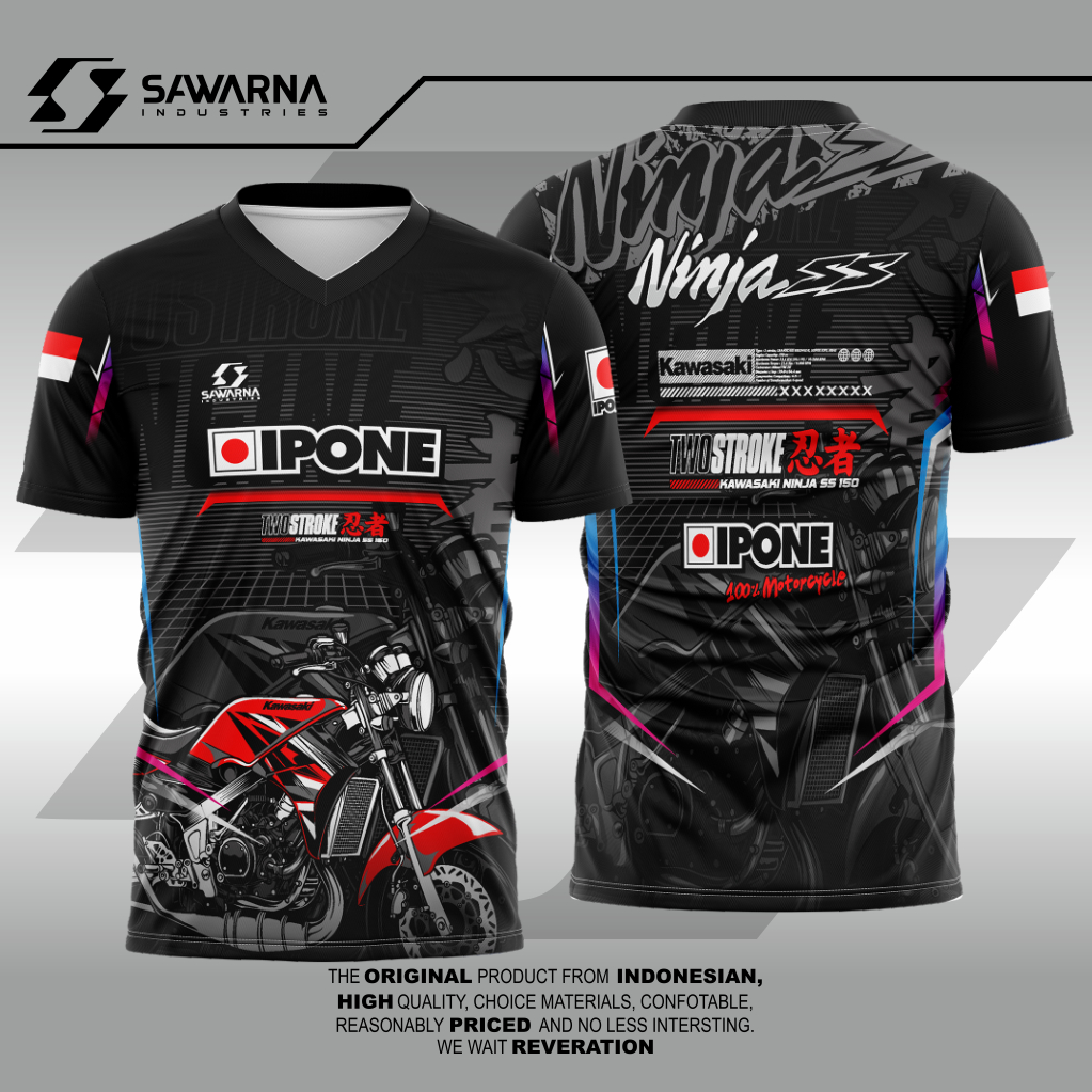 Kaos Baju Distro IPONE OLI 2 TAK 2 STROKE LOGO SIMPLE Terlaris SAWARNA