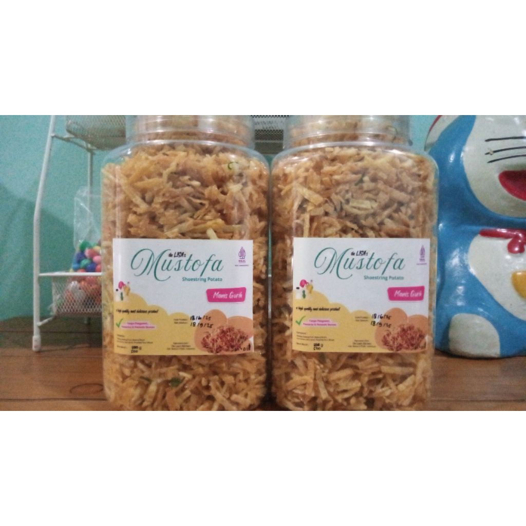 

Kering Kentang Mustofa De Lisa's 500 gram