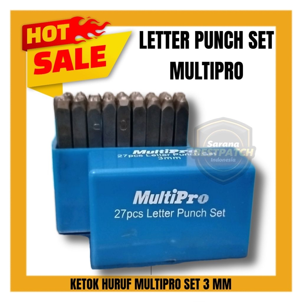 

LETTER PUNCH SET (27 PCS)