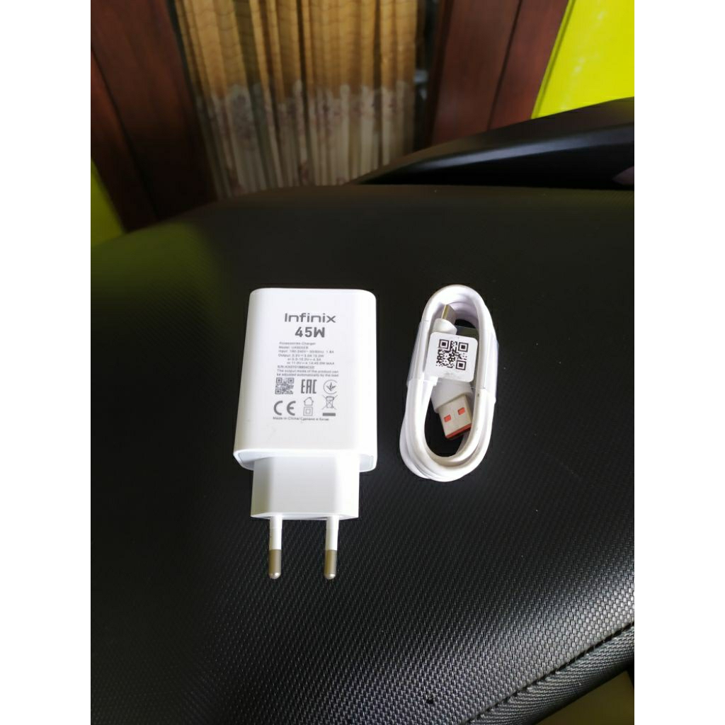charger infinix 45 watt ori 100%