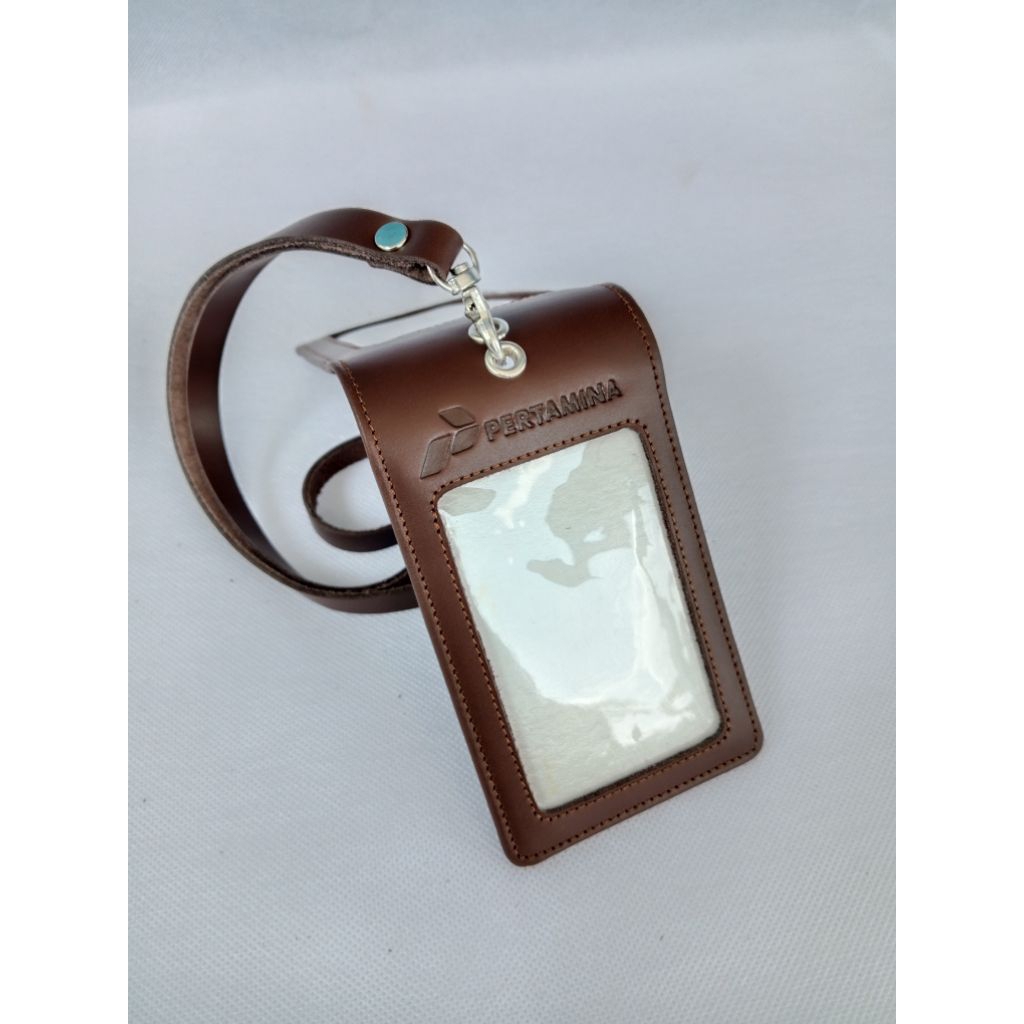 

ID Card Holderd Flip Dobble Magnet Khusus Pegawai PERTAMINA Kulit Sapi 100% Asli Kulit da