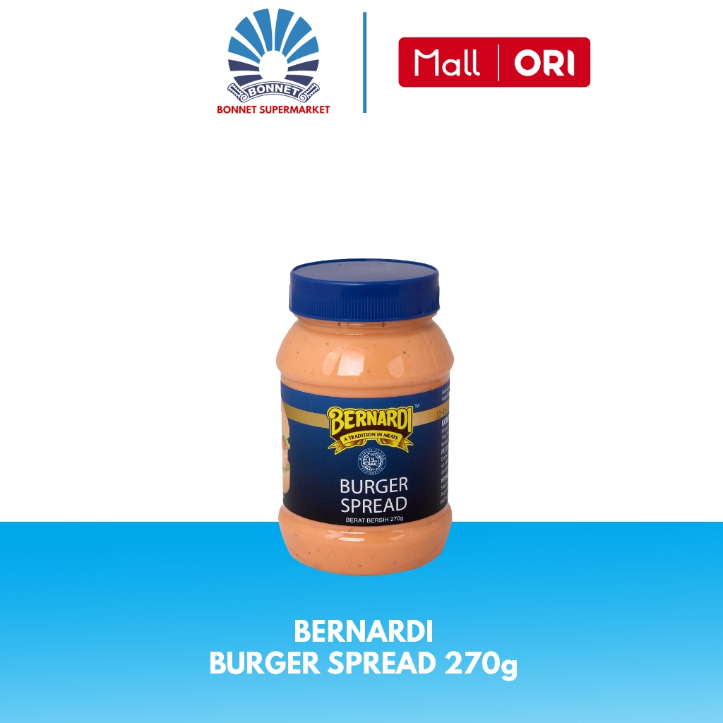 

Bernardi Burger Spread 270g 9940300002001