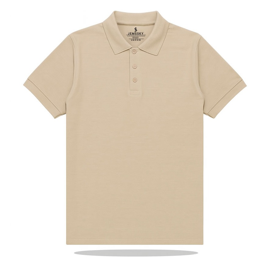 Jemssky  Polo Shirt polos Terkeren T-Shirt Baju Santai Baju Kerja Baju Kerah Brand Quality Coksu