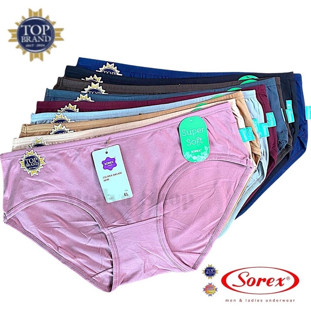 3pcs - Cd sorex super soft 1257 midi - celana dalam wanita dewasa - dalaman cewek berkualitas bahan 
