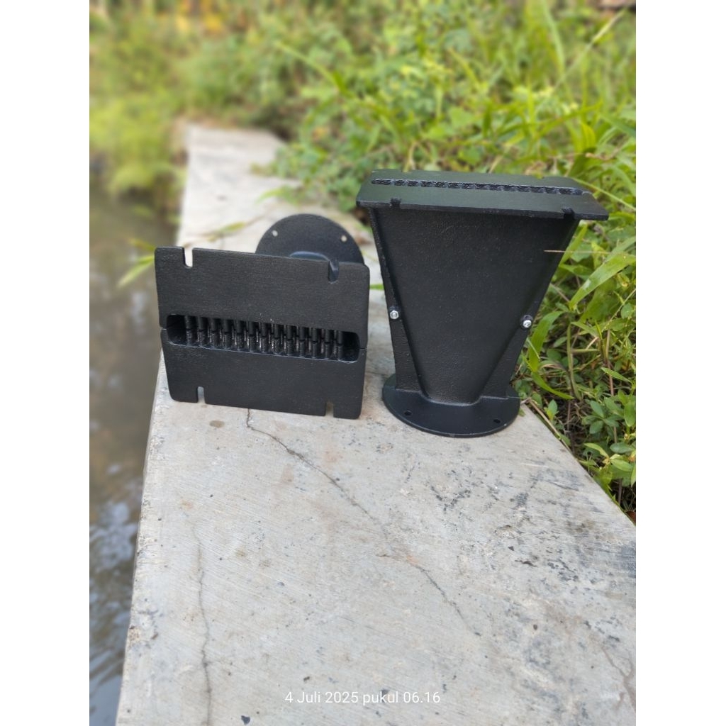 HORN TWEETER CORONG UK 13×16 cm -TWEETER DRIVER/TWETEER SPEAKER LINE  ARAY BAHAN ALUMUNIUM/DIRAL