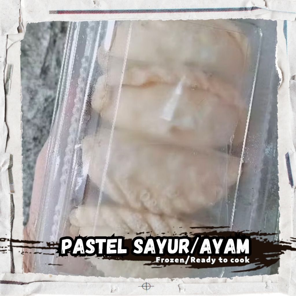 

PASTEL Isi Sayur/Ayam Frozen/Beku Isi 4 Enak Renyah Praktis Halal