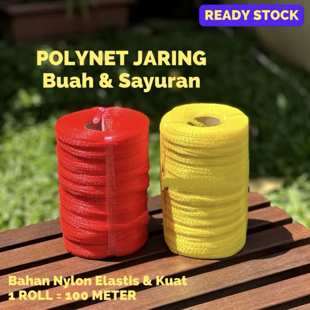 [COD READY] JARING BUNGKUS BAWANG 10 METER WARING BAWANG JARING BUAH METERAN