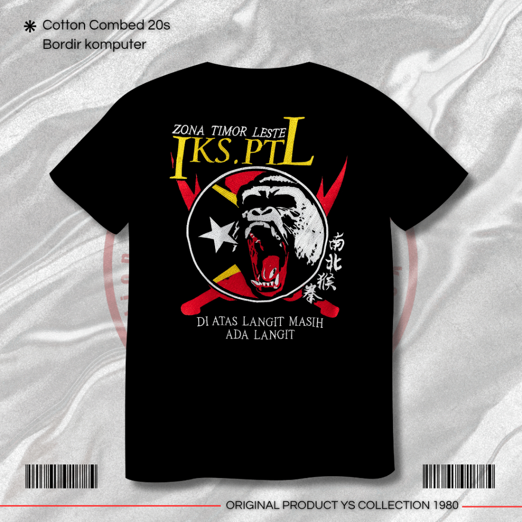 Kaos bordir pasker zona timor leste | kaos pasker iksptl | kaos bordir ikspi