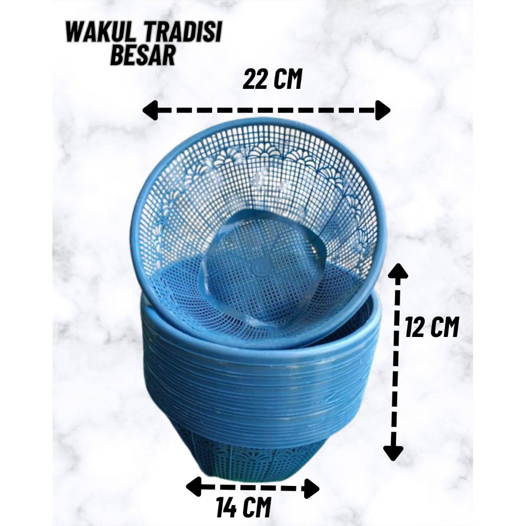 [ Wakul Uk. Besar ] Wakul Tradisi Besar Wakul Hajatan Besek Ceting Bakul Plastik Wadah Makanan