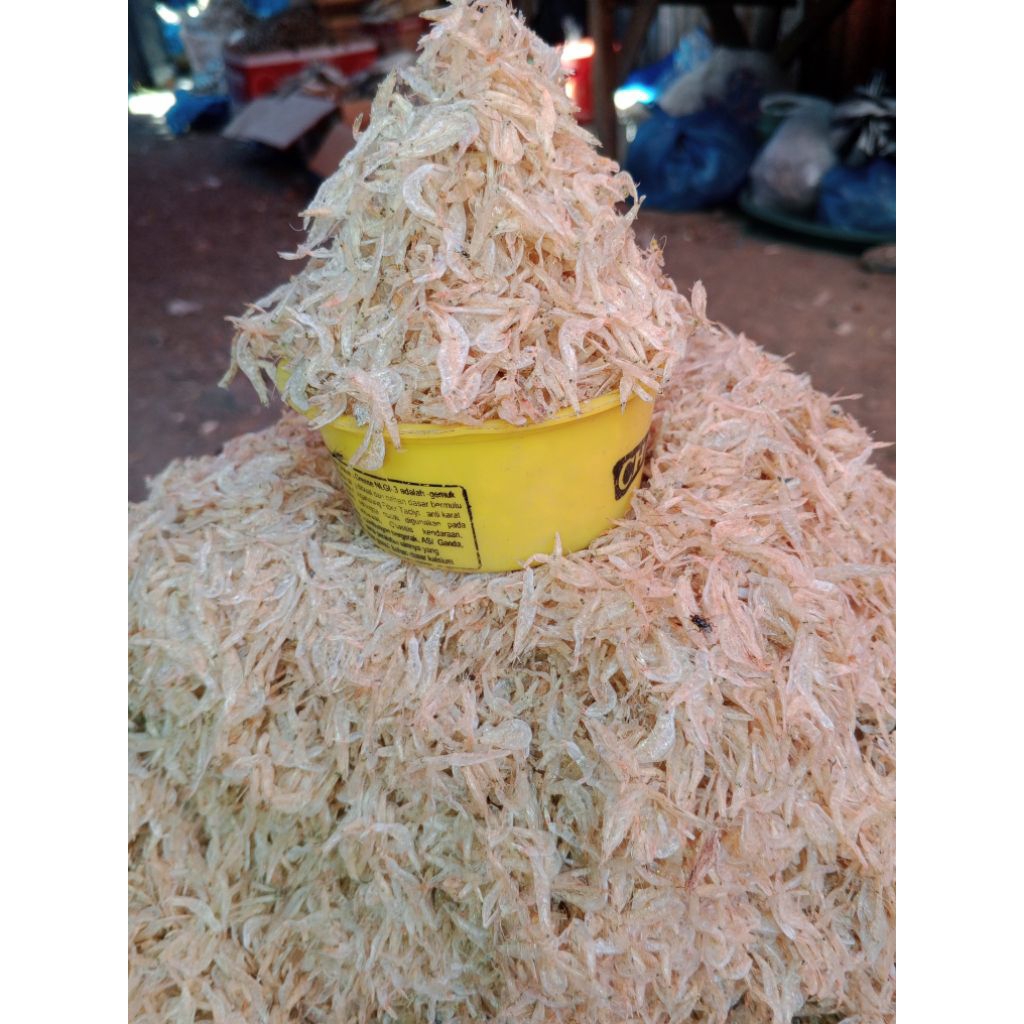 

udang rebon bersih tidak berpasir