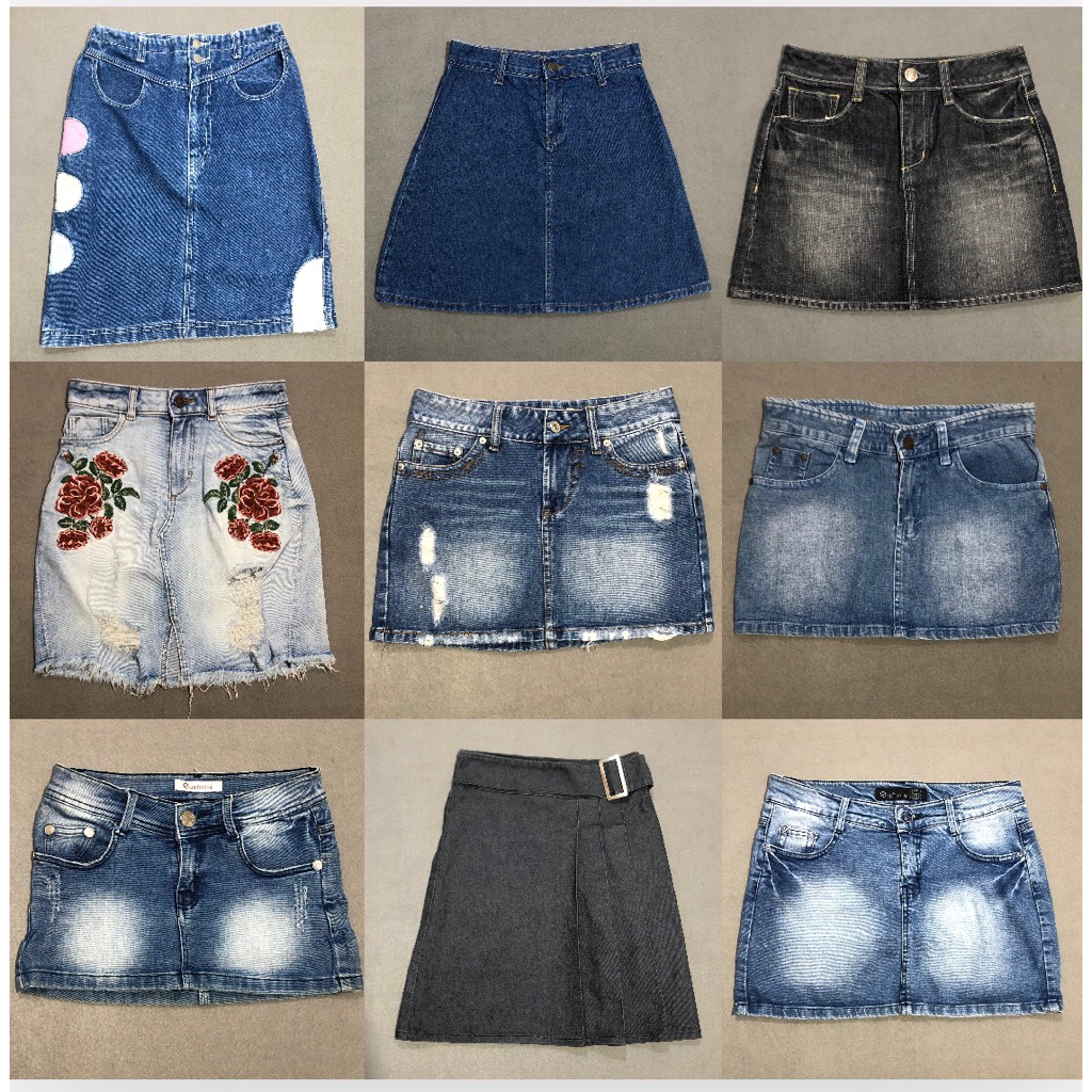 ROK JEANS PENDEK SHORT DENIM MINI SEXY