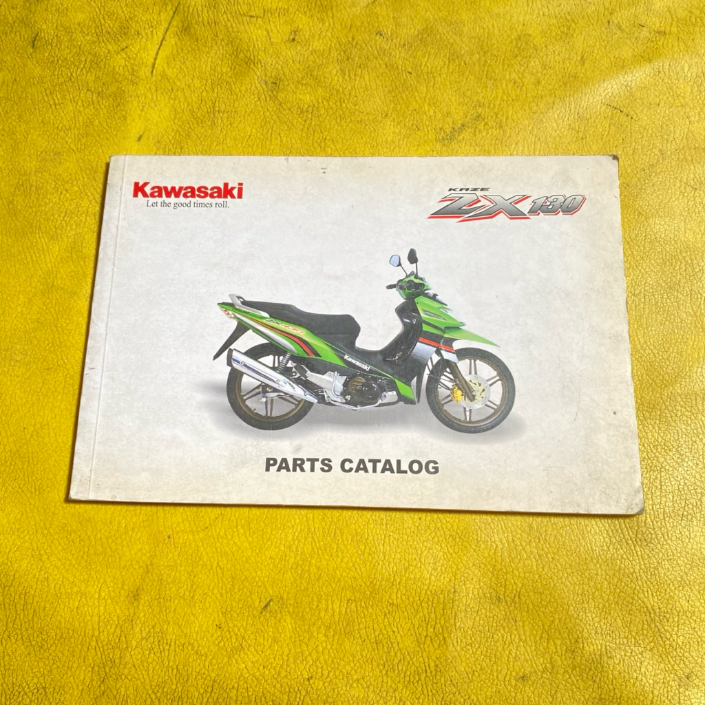 buku part catalog Kawasaki Kaze ZX 130 original