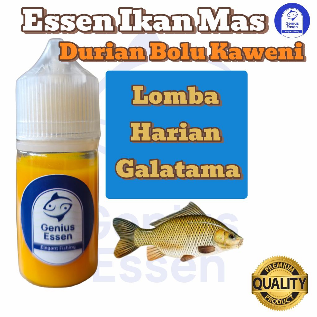 Essen Ikan Mas Neter Essen Ikan Mas Aroma Durian Bolu Kaweni Genius Essen Essen Ikan Mas Harian Esse