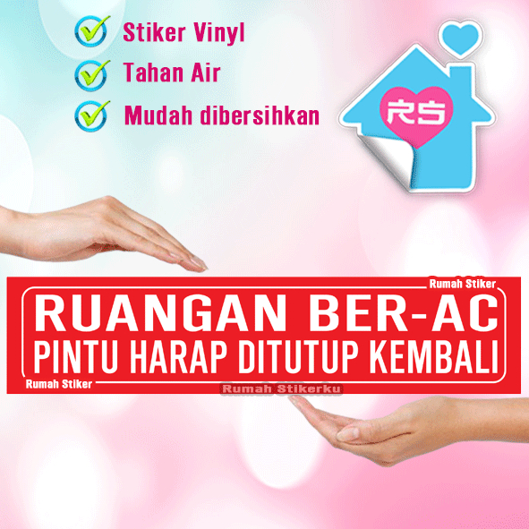 

Stiker Ruangan Ber Ac Mini