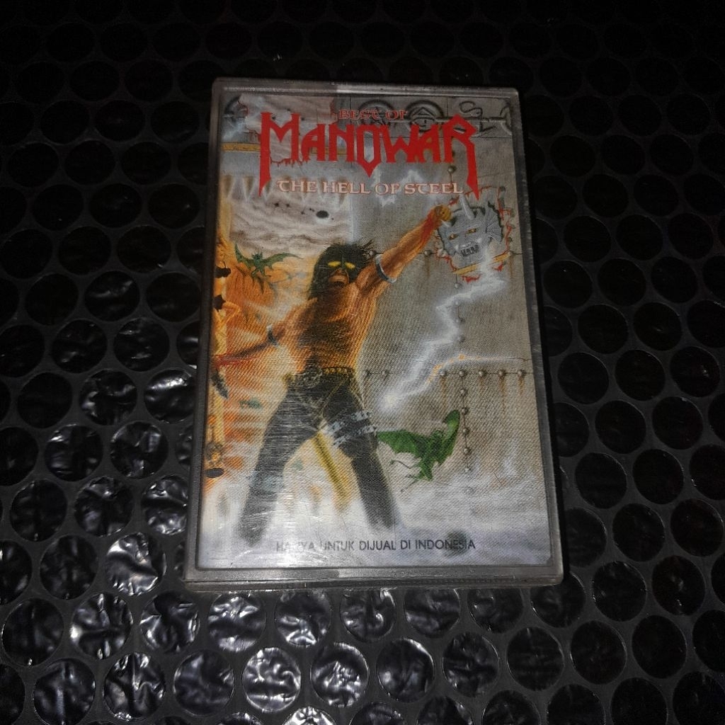 kaset pita manowar the heel of steel