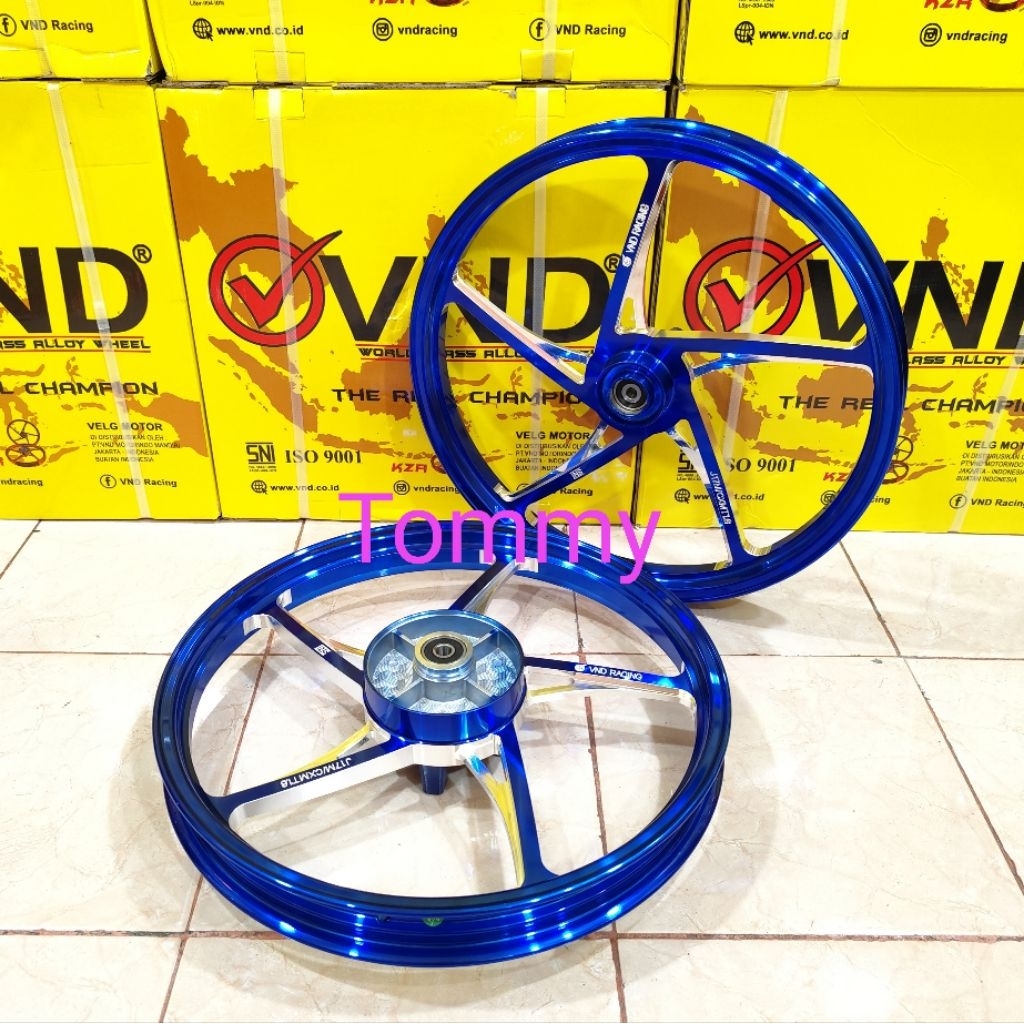 Velg VND KZR Mx King Jupiter MX 135 DD New Vixion Nvl Nva R15 old lebar 160/160x17 ring 17